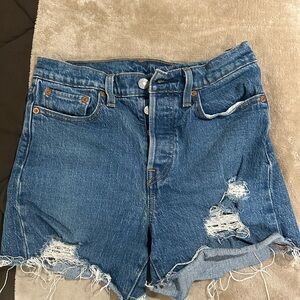 Vintage Levi’s Denim Distressed Women Shorts
